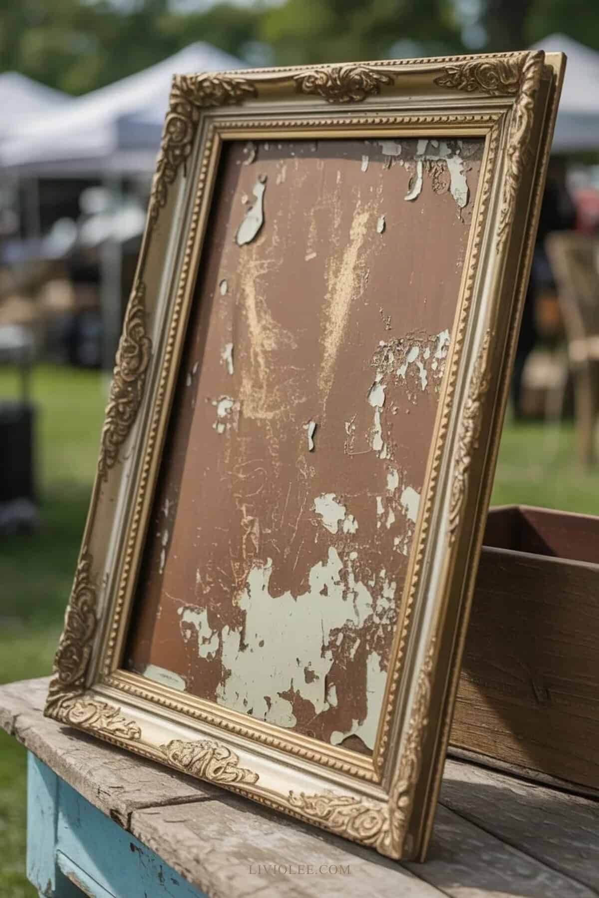 flea market finds ornate picture frames 1