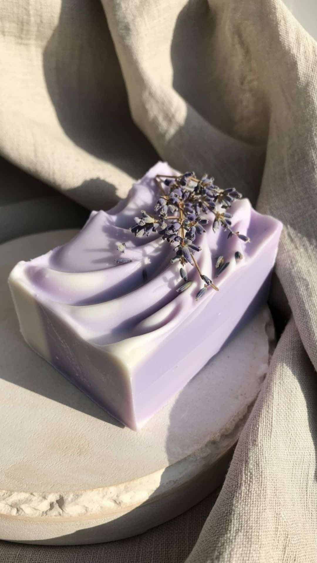 lavender melt and pour soap