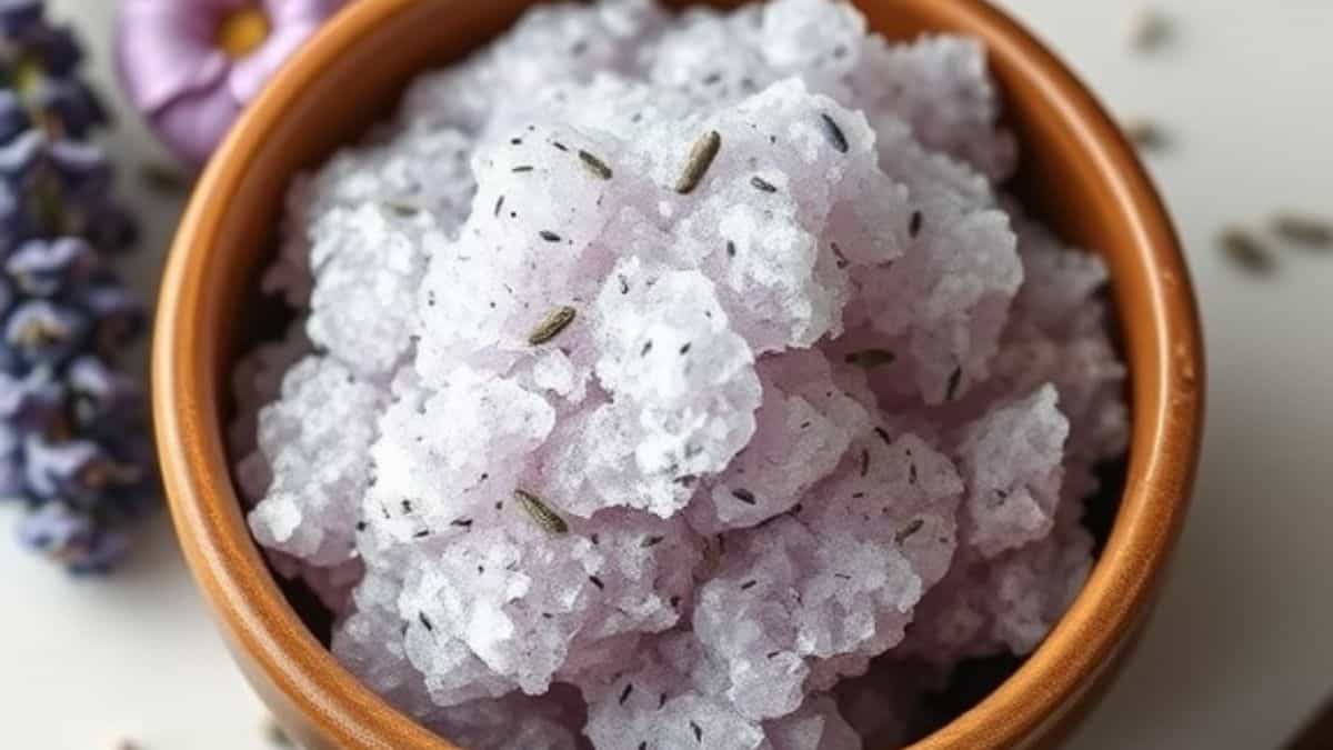 lavender vanilla sugar scrub