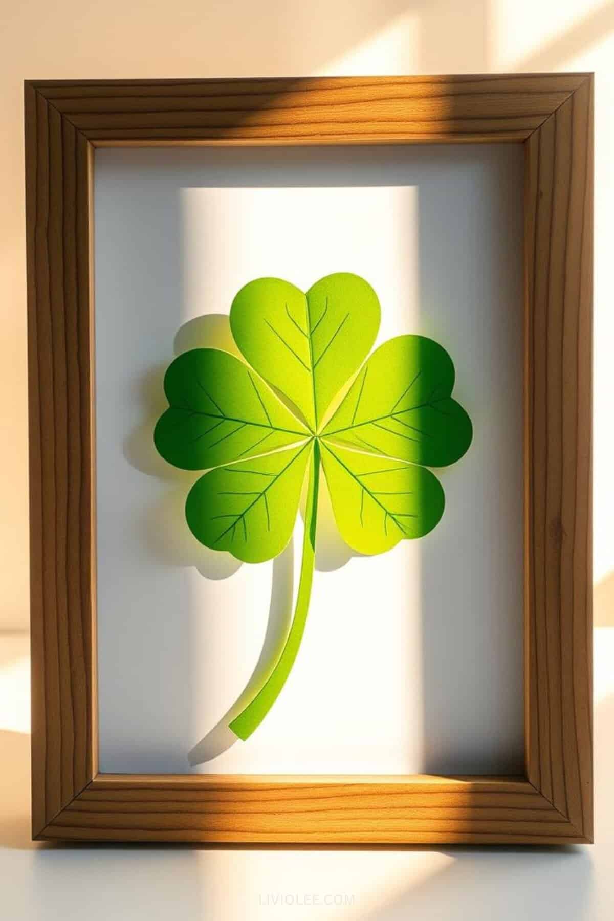 shamrock photo frame St. Patrick’s Day