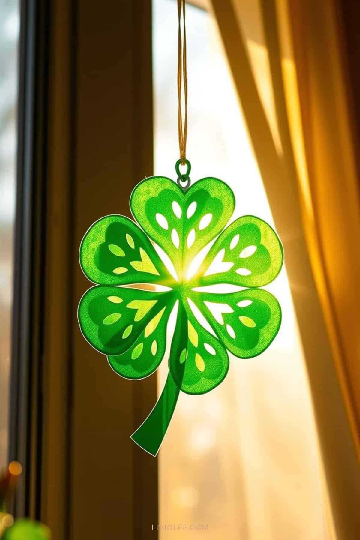 st patricks day suncatchers