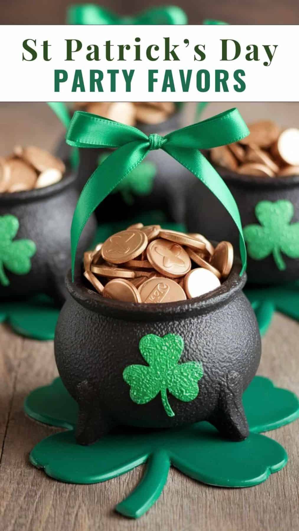 st patricks day pot of gold party favors