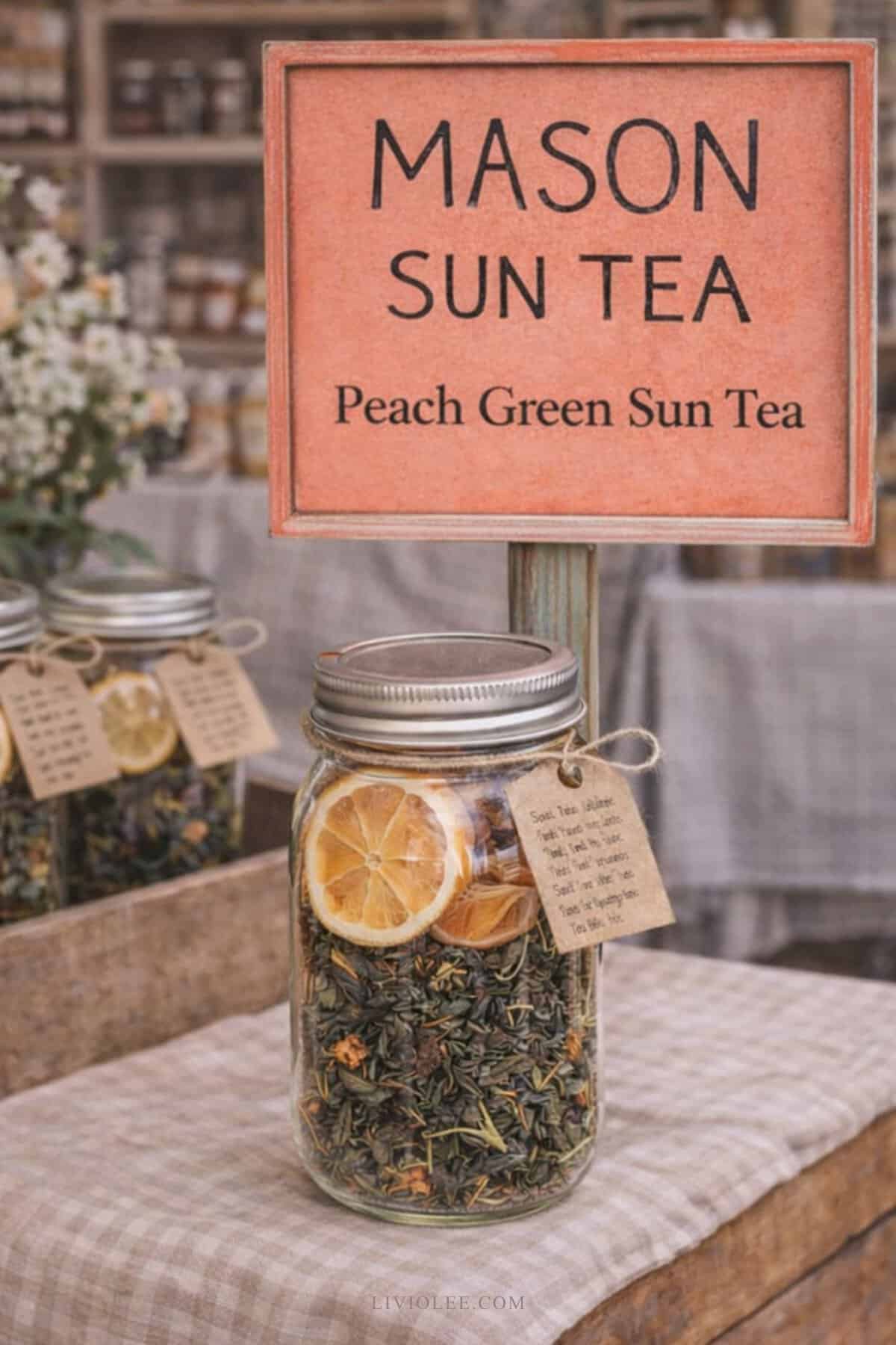 Peach Green Sun Tea Kit