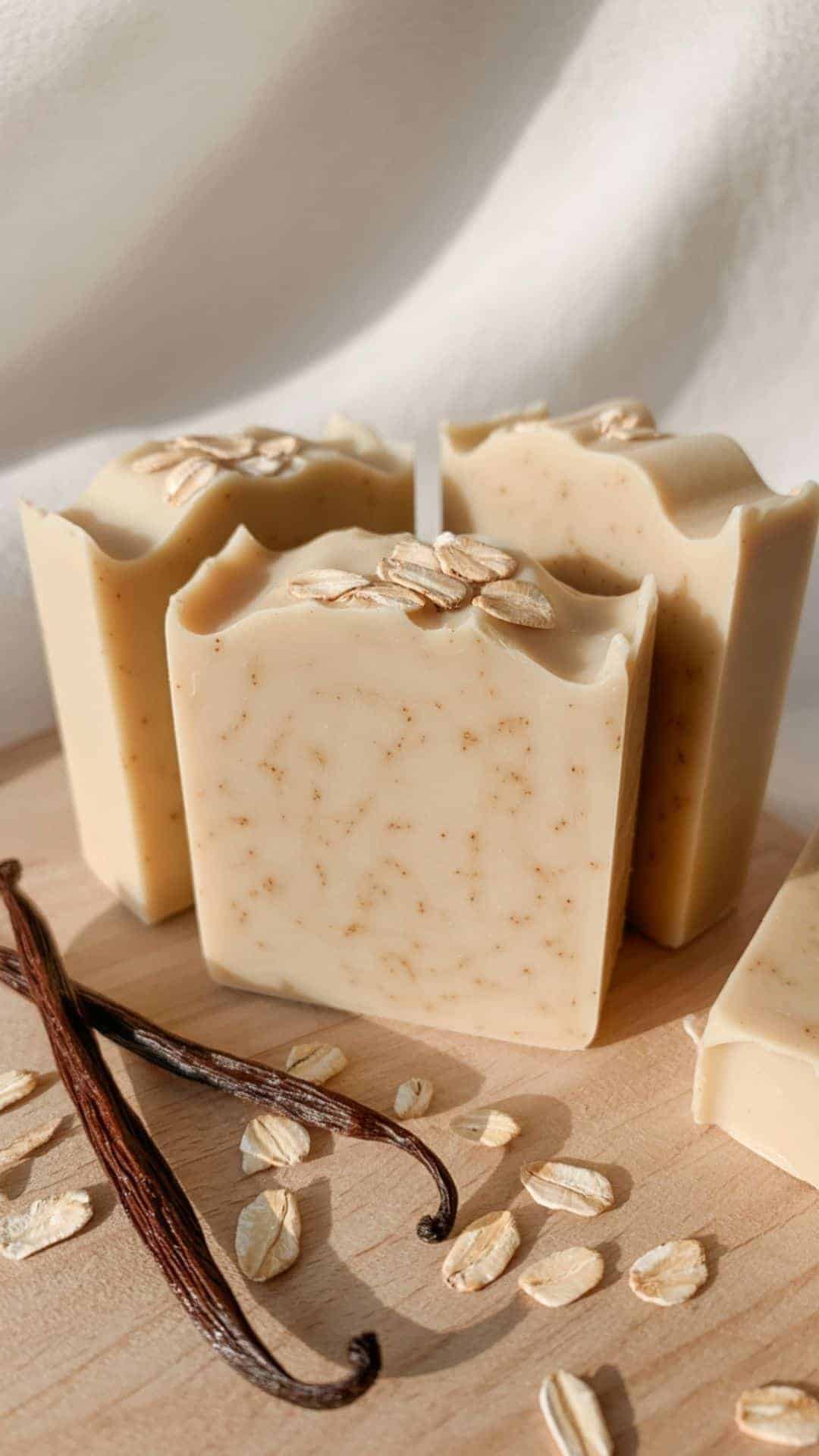 melt and pour soap vanilla oat cream flavor