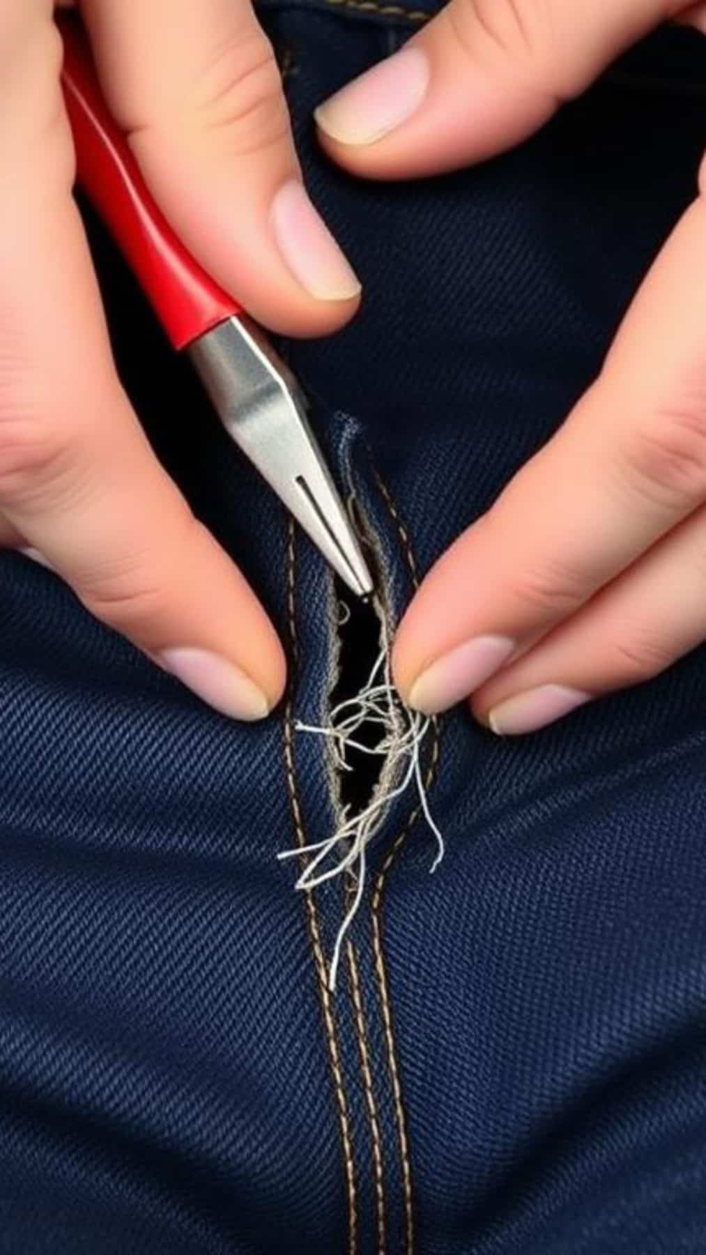 diy jean tote bag jean seam ripping