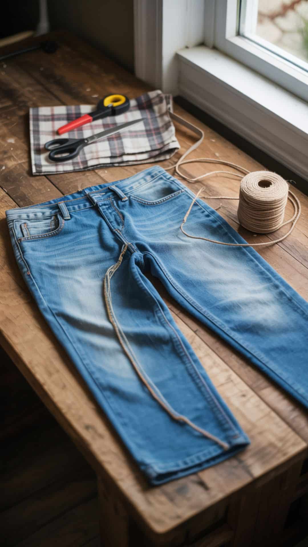 diy jean tote bag jean selection