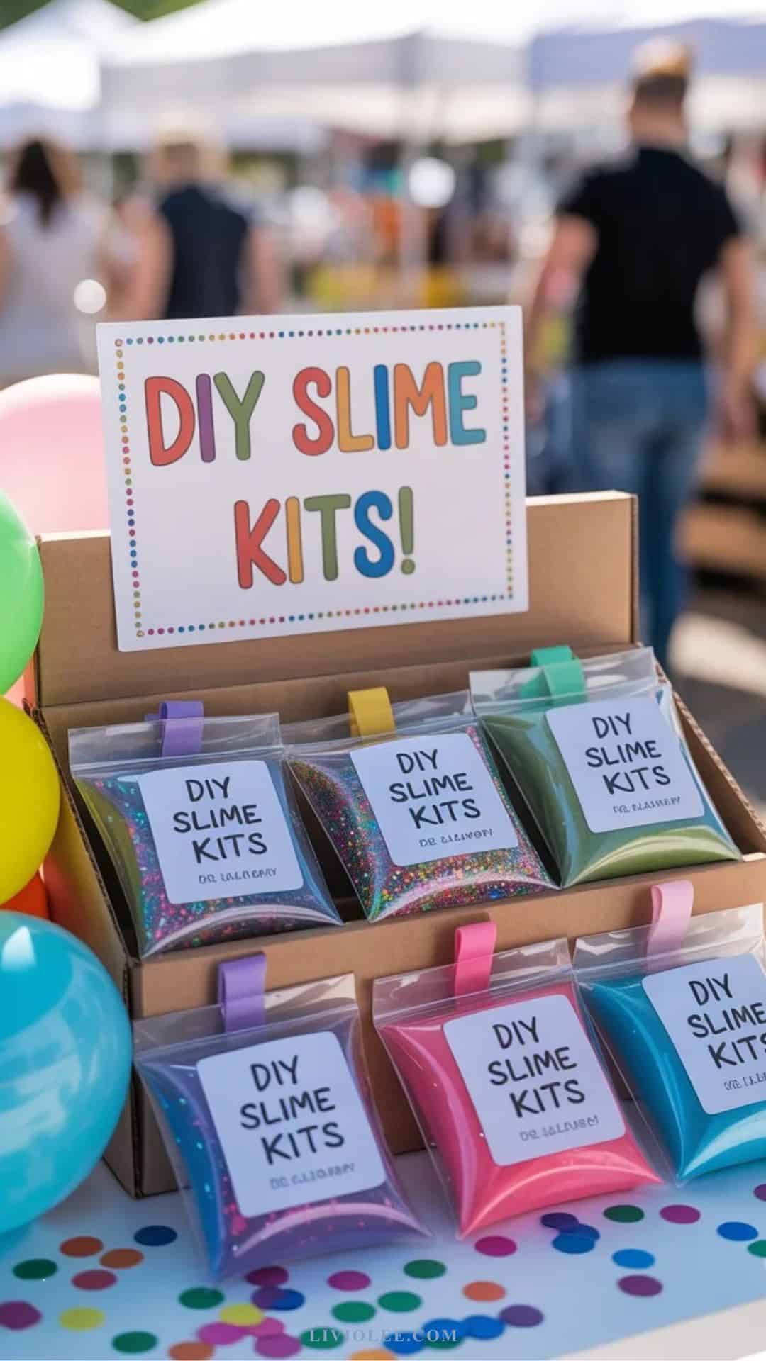 collection of slime kits