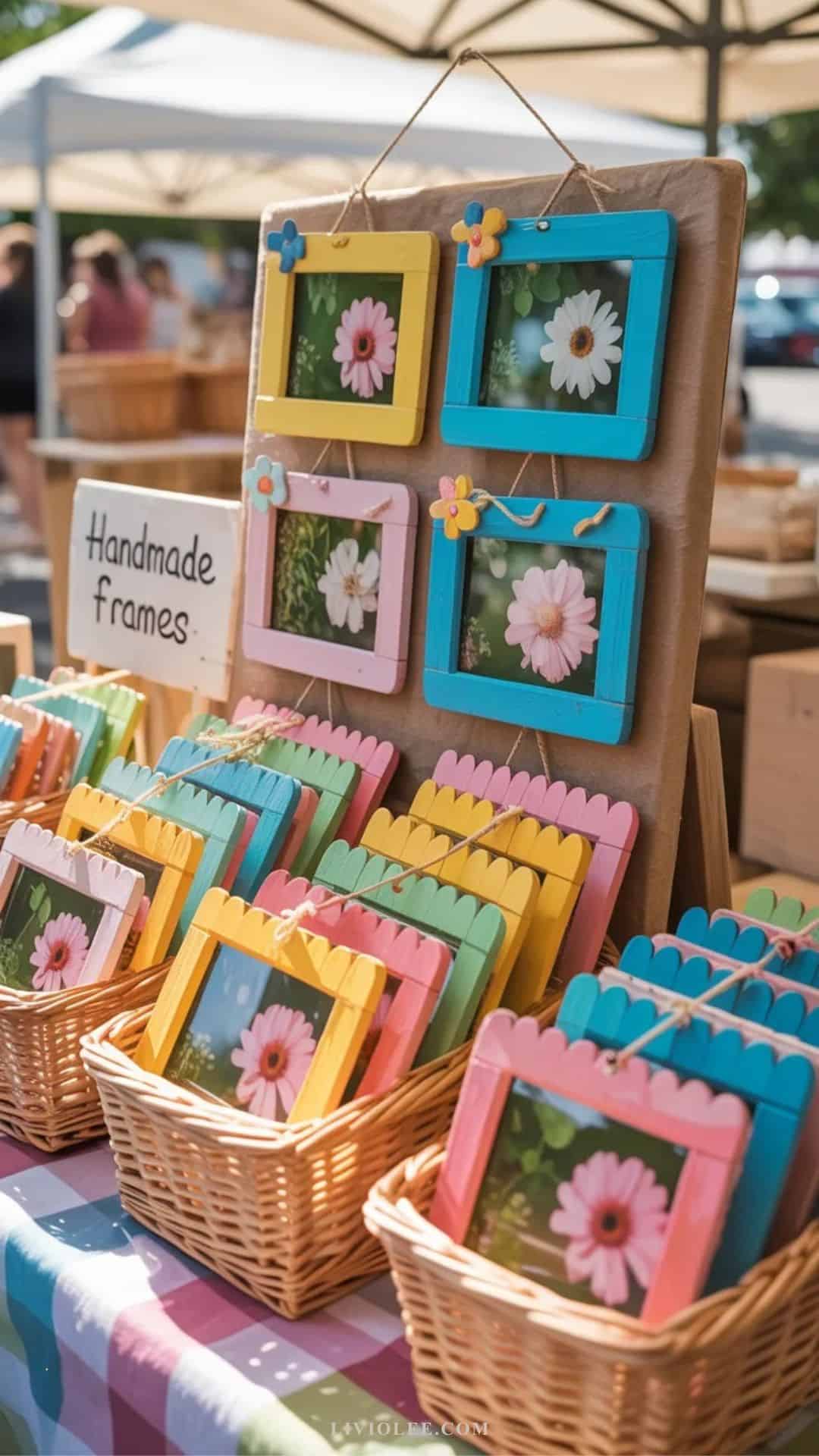paddle pop stick frames
