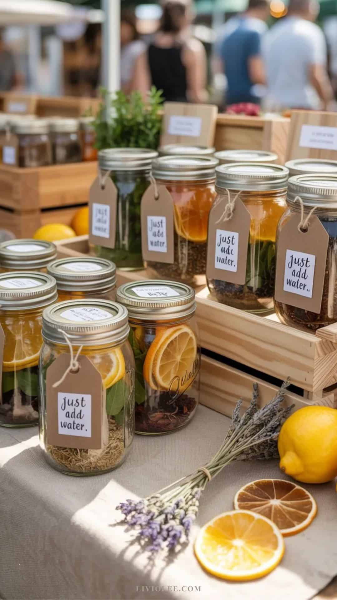 sun tea kit display