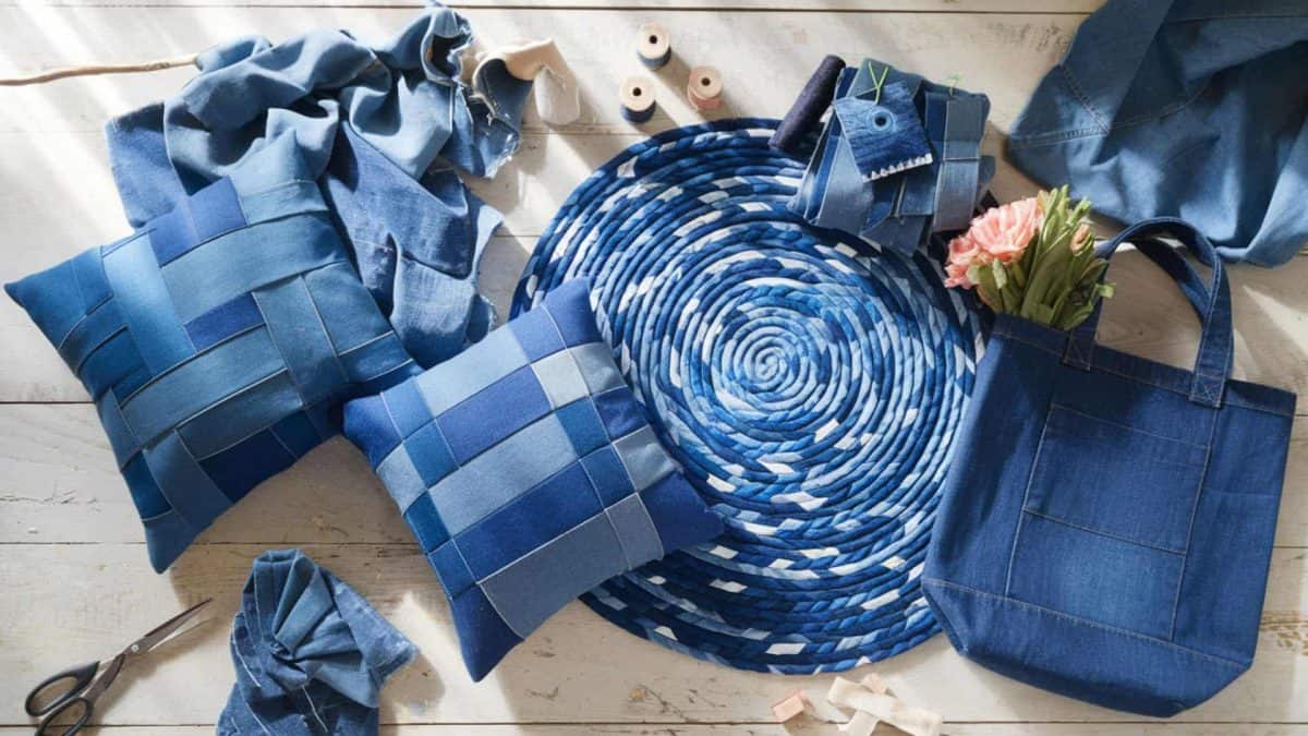 collection of DIY jean projects