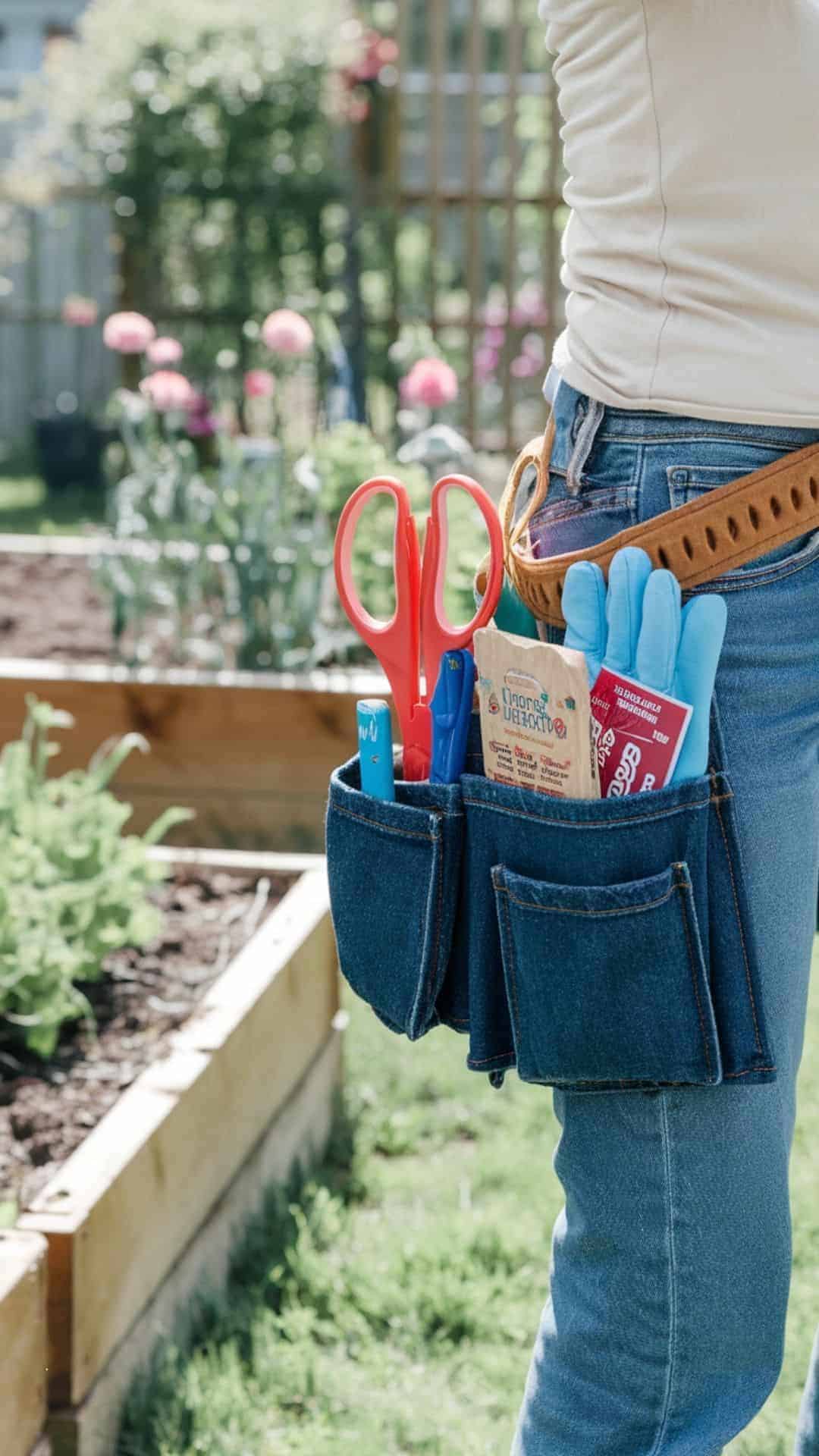 tool belt garden pouch