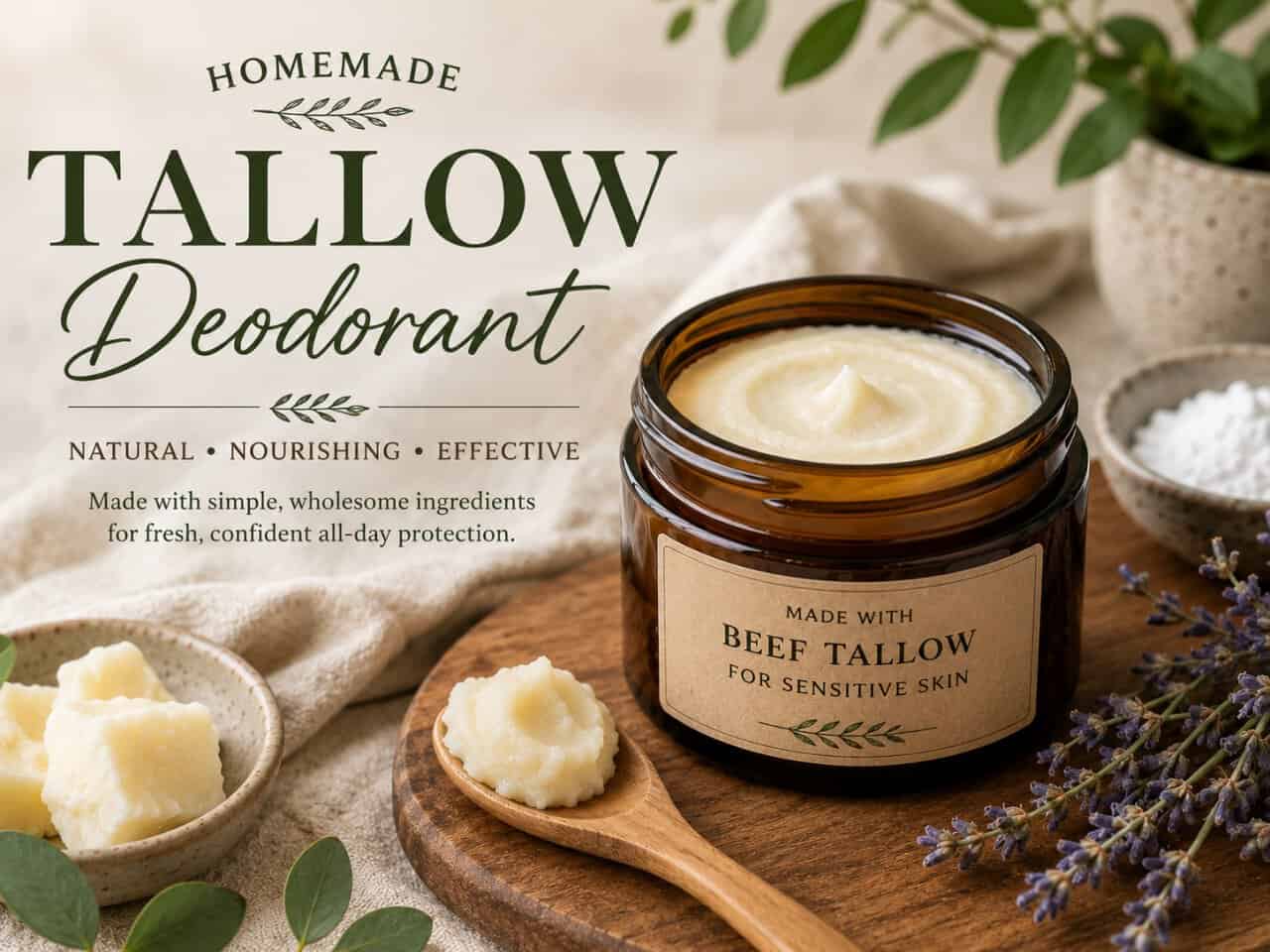 beef tallow deodorant