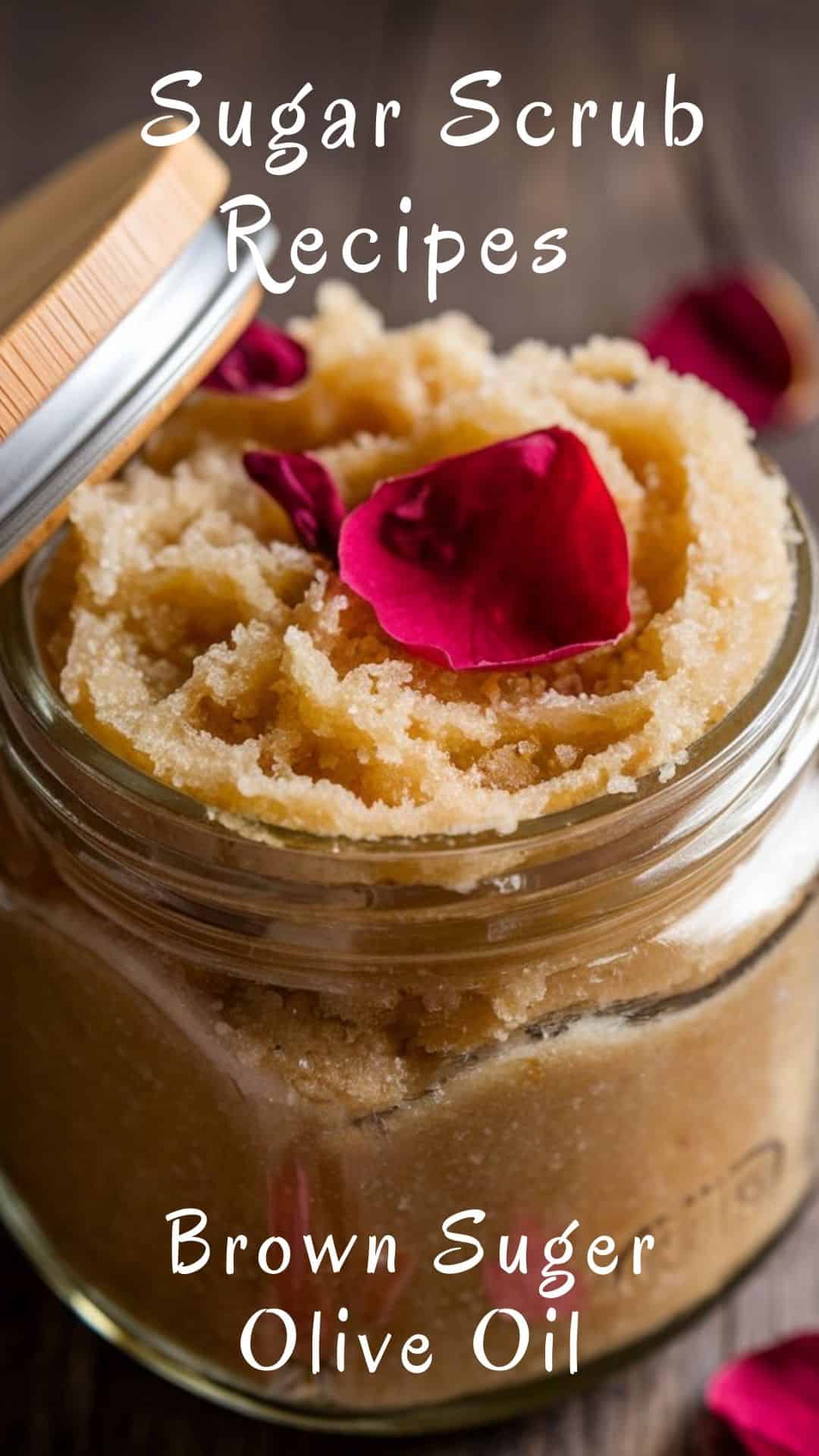 brown sugar olive oil sugar scrub