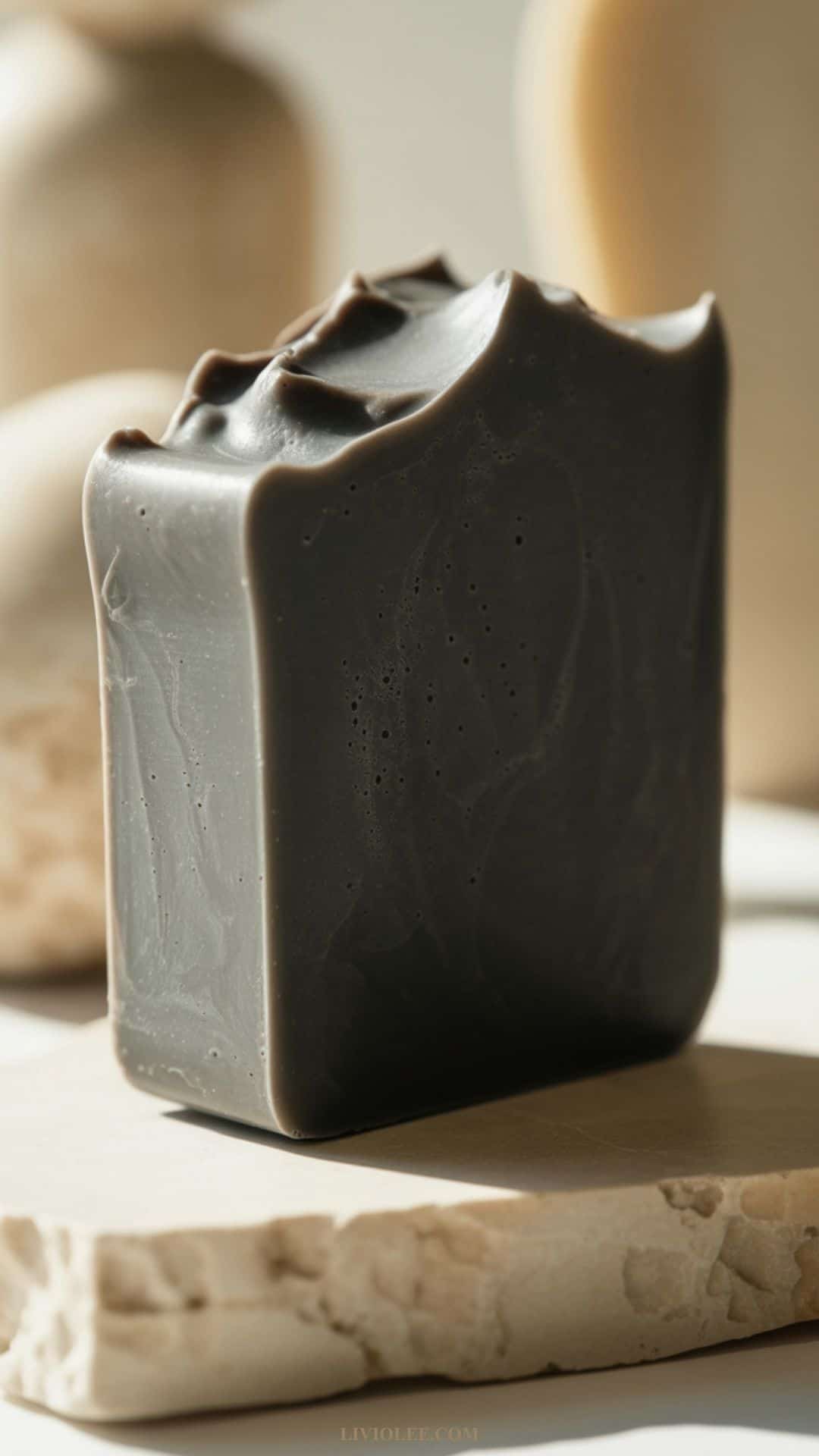 charcoal soap minimalist
