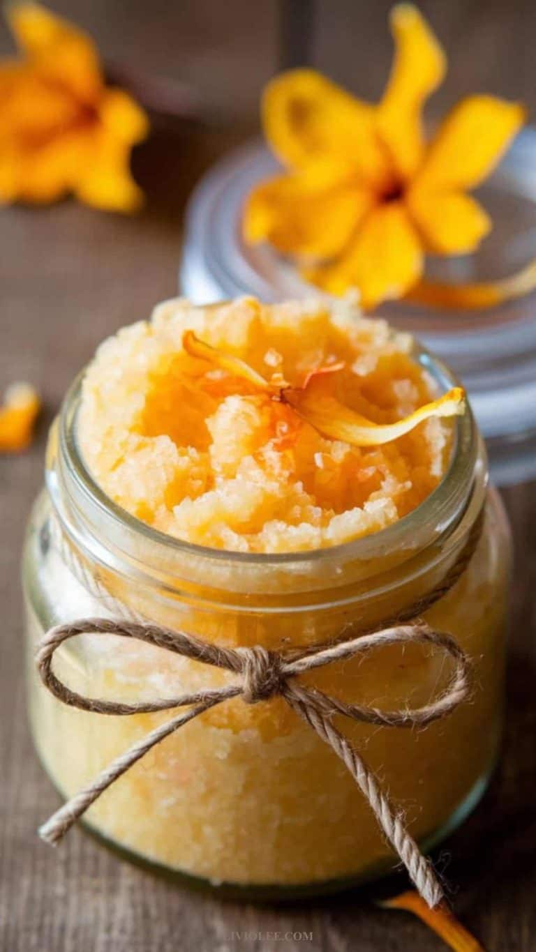 orange blossom sugar scrub