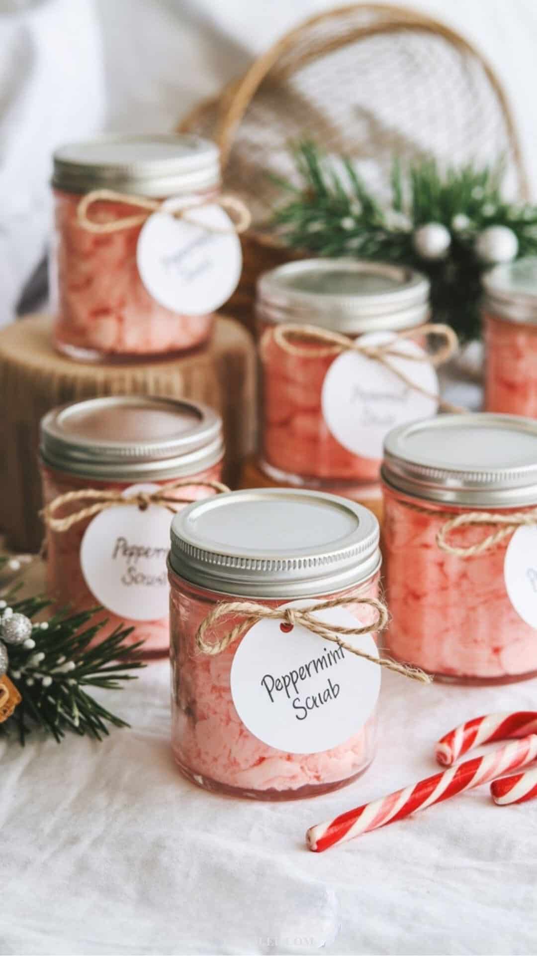 peppermint sugar scrub 