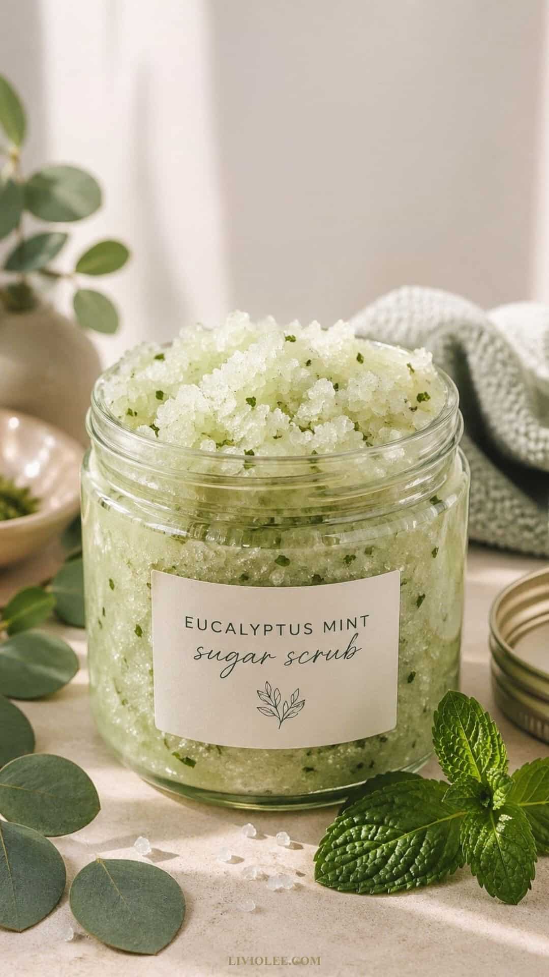 eucalyptus mint sugar scrub