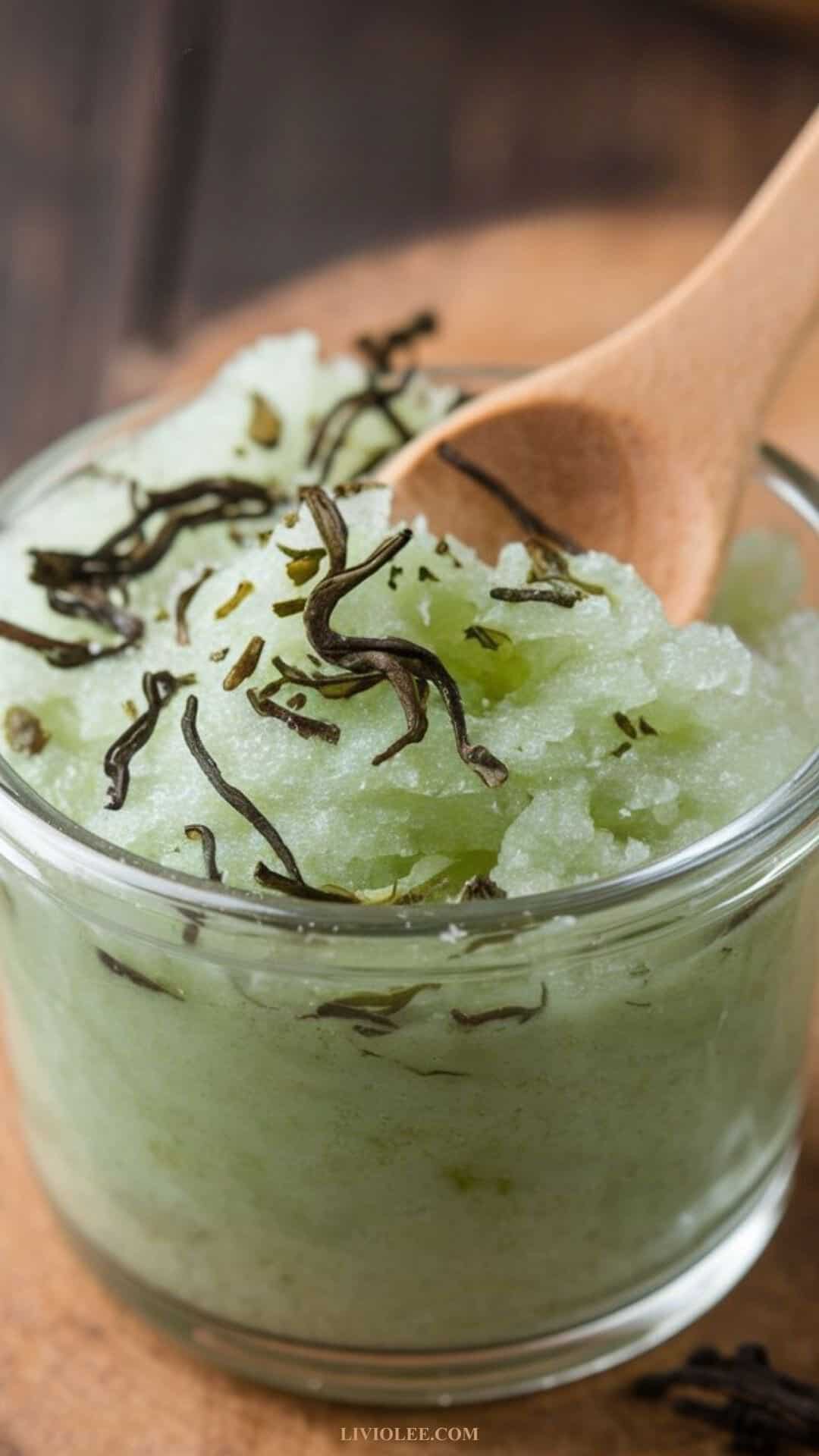 green tea sugar scrub