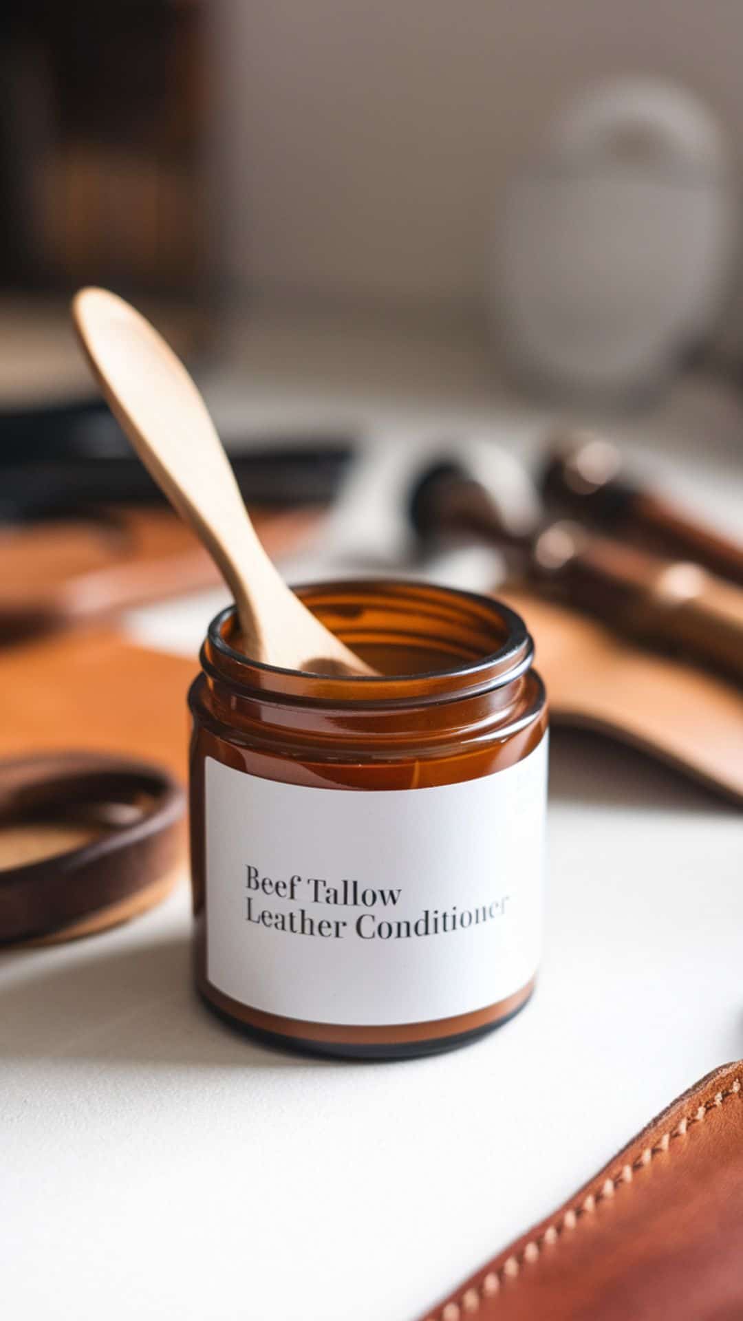 beef tallow leather conditioner