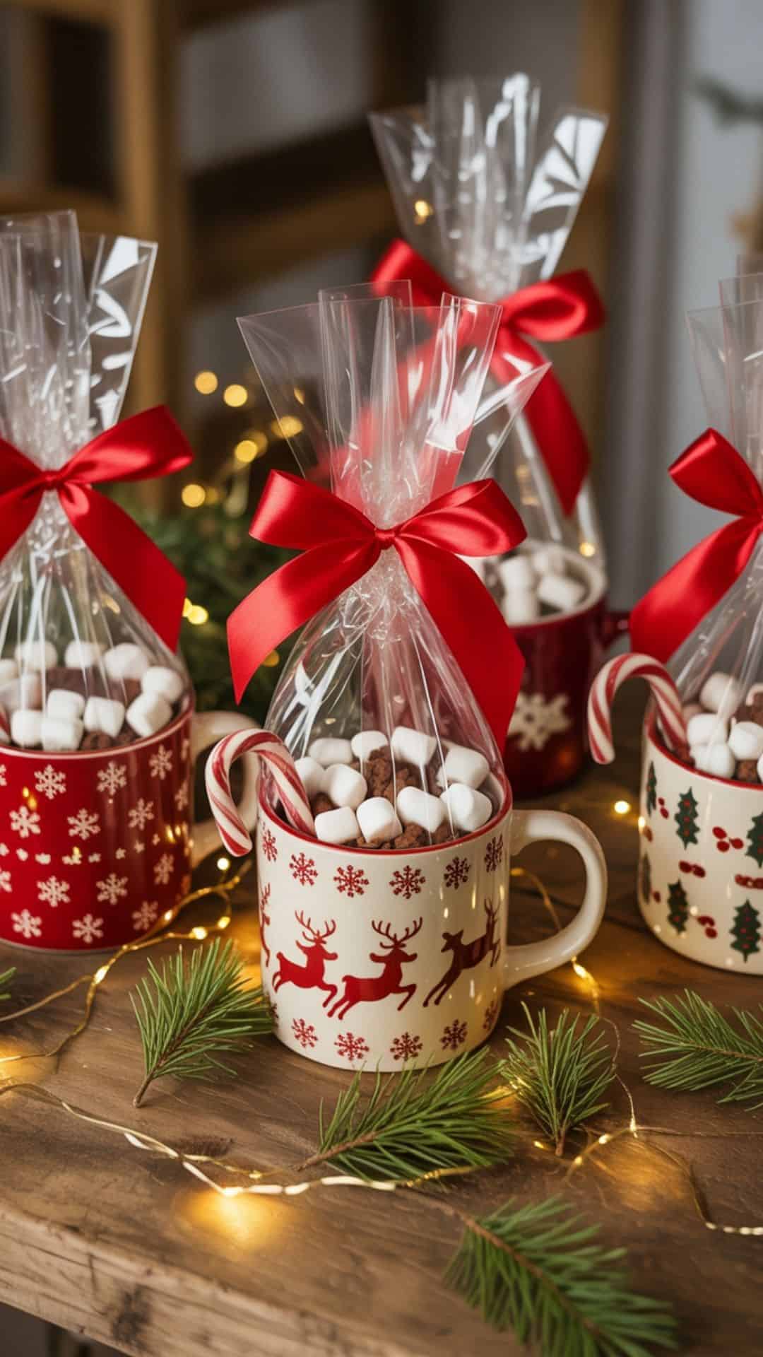 christmas hot chocolate mugs