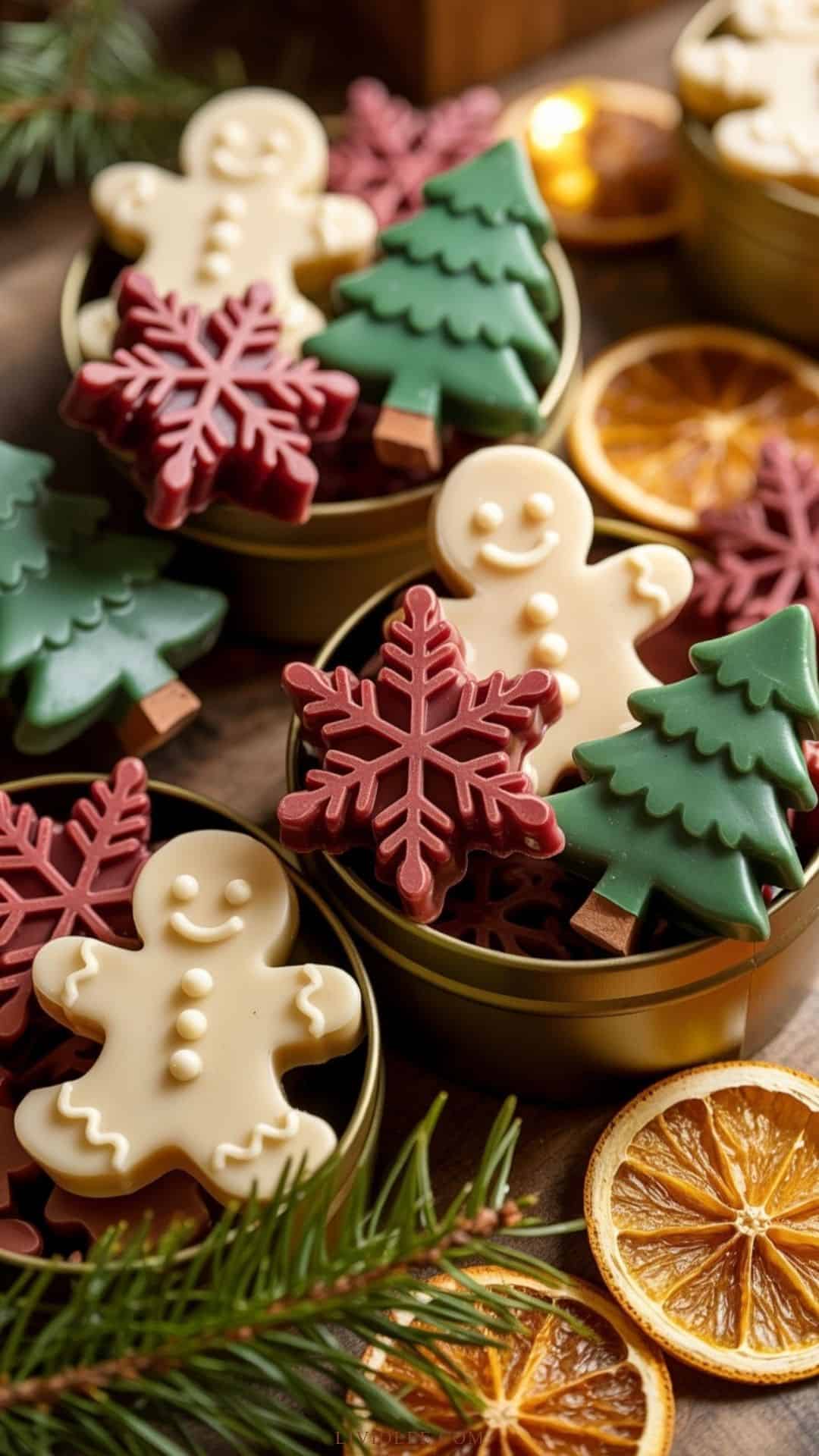 christmas inspired wax melts
