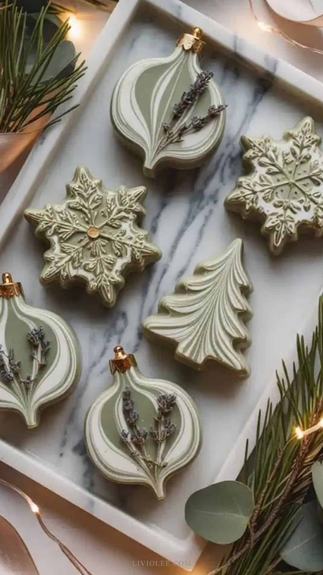 handmade christmas soaps
