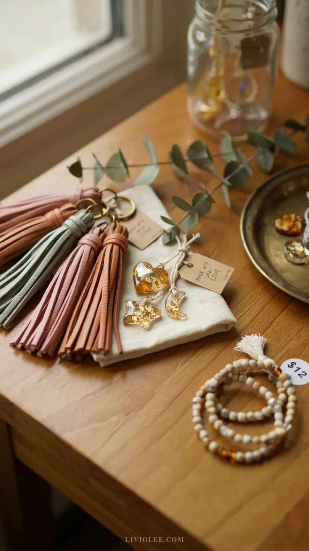 easy crafts keychains and bag charms