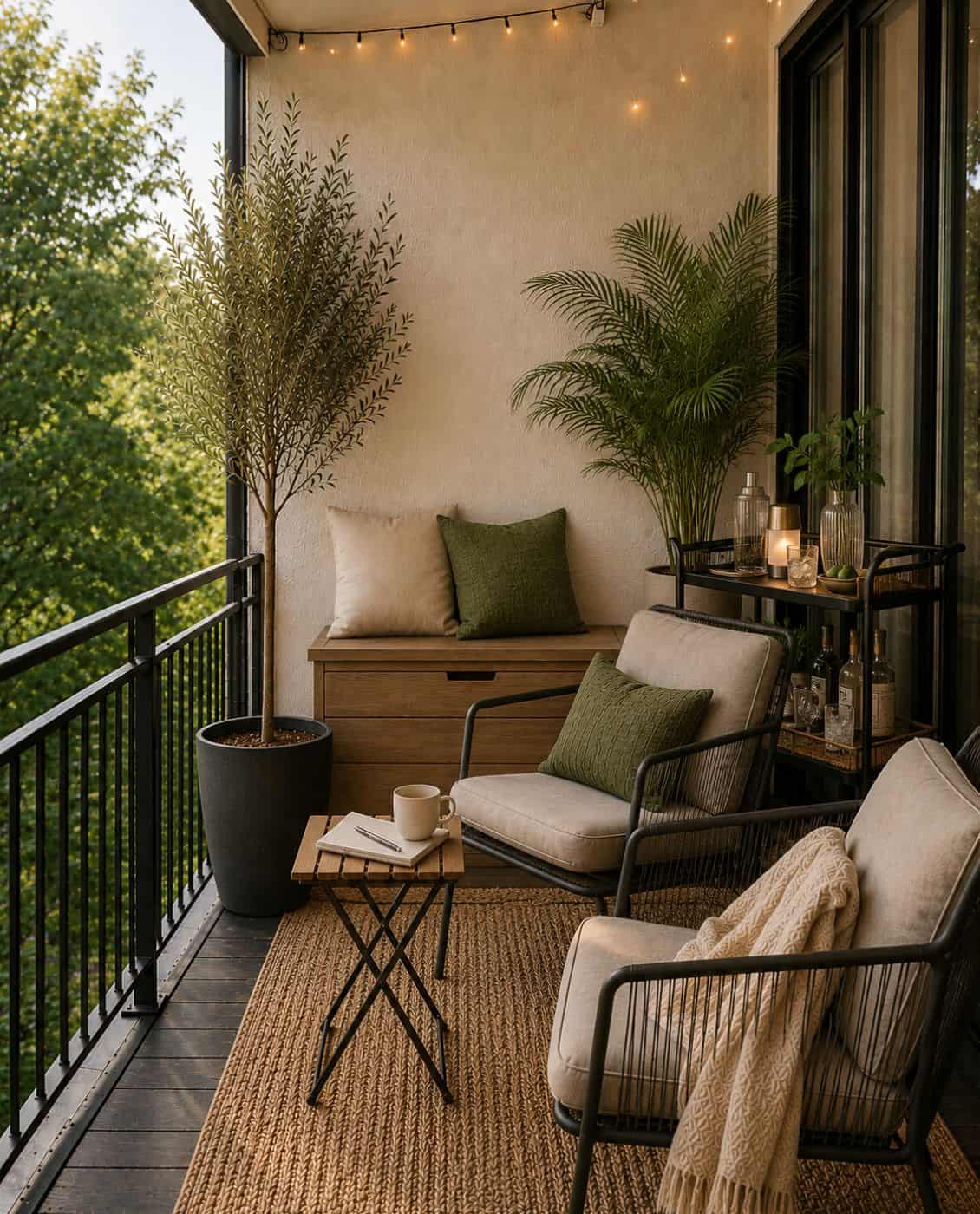 small patio design ideas layers and textures